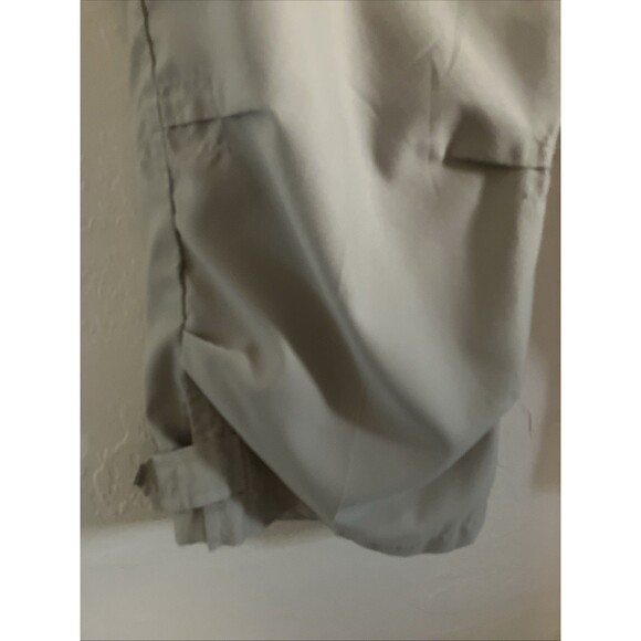 Old Navy Capri Pants 10 Beige Khaki Minimalist Strap Ankle - Picture 4 of 5